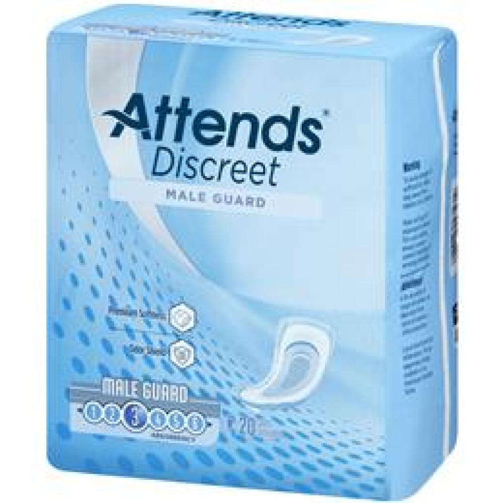 Image for product - ADMG20 - Attends Discreet Male Guards, 20 count (x6) Image for product - ADMG20 - Attends Discreet Male Guards, 20 count (x6)