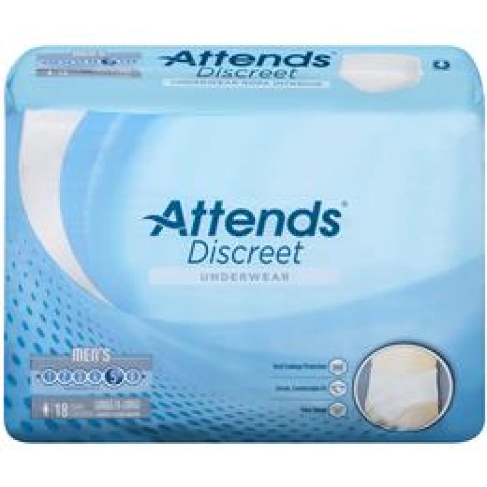 Image for product - ADUM35 - Attends Discreet Underwear, L/XL, Male, 18 count (x4) Image for product - ADUM35 - Attends Discreet Underwear, L/XL, Male, 18 count (x4)