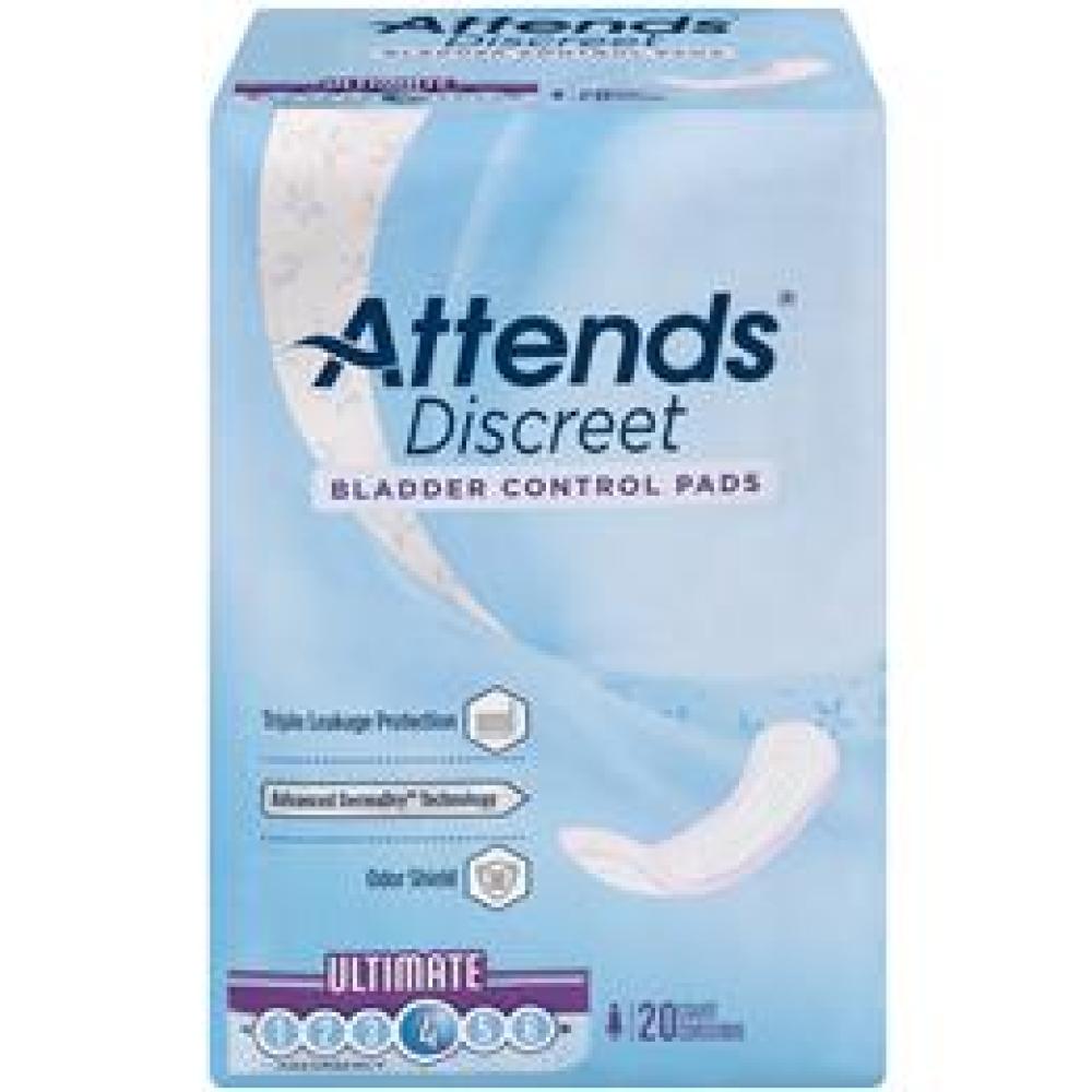 Image for product - ADPULT - Attends Discreet Ultimate Pads, 20 count (x10)