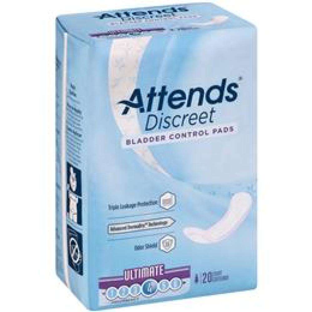 Image for product - ADPULT - Attends Discreet Ultimate Pads, 20 count (x10)