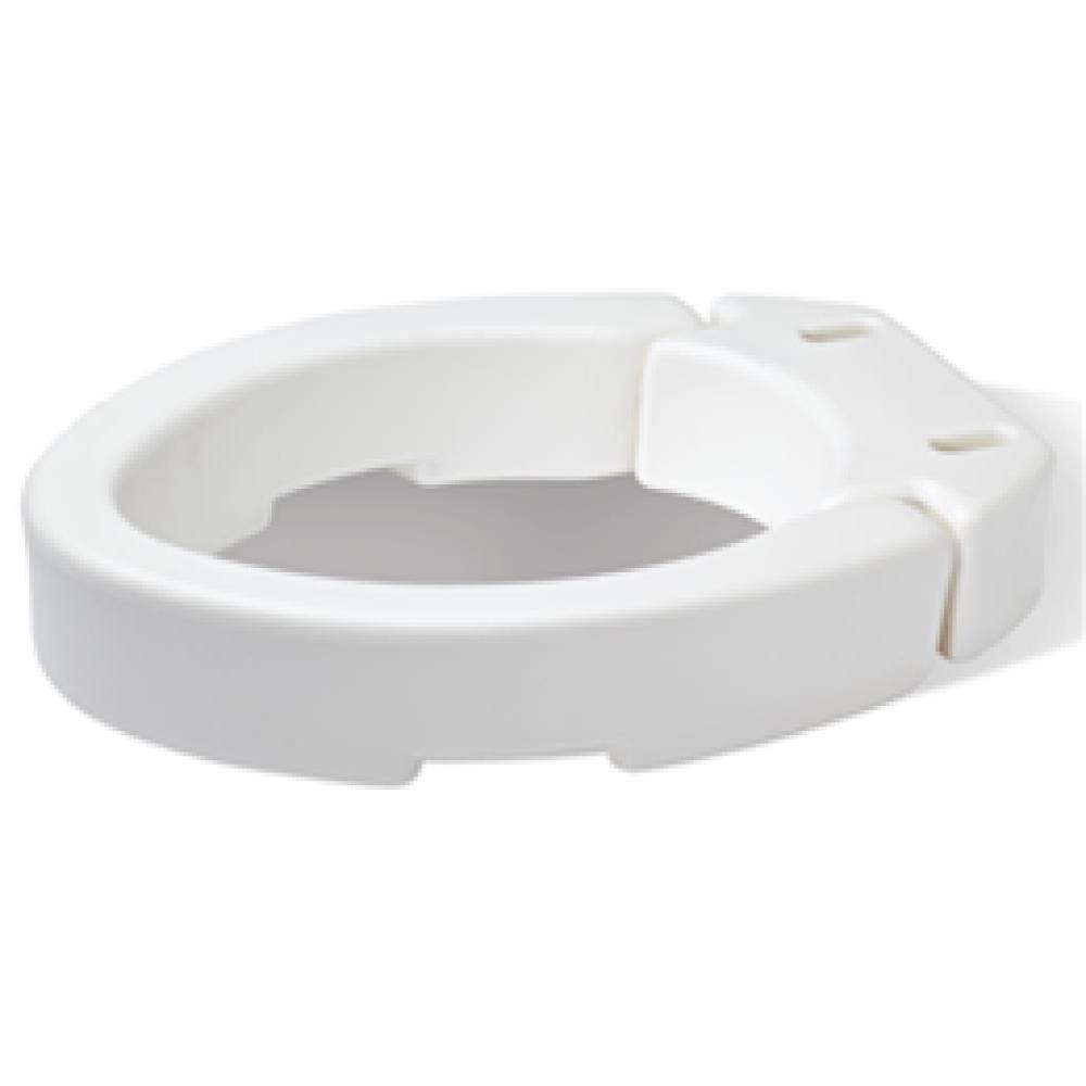 Image for product - Carex Hinged Toilet Seat Riser (Elongated)