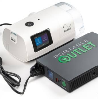 Portable CPAP Battery with CPAP
