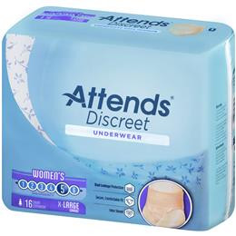 Image for product - ADUF40 - Attends Discreet Underwear, XL, Female, 16 count (x4) thumbnail