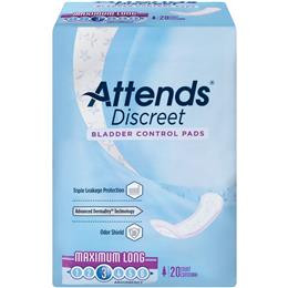 Image for product - ADPMAL - Attends Discreet Maximum Long Pads, 20 count (x10)