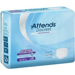 Image for product - APPNT40 - Attends Discreet Underwear Day/Night Extended Wear, Classic Fit, X-Large, 12 count (x4) thumbnail