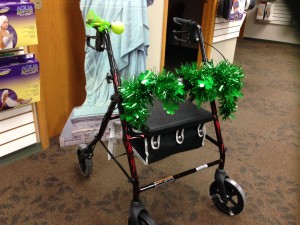 St. patrick's Day walker