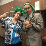 1st Place: Breaking up the work day and being a little crazy at the HealthEast Sleep Center!